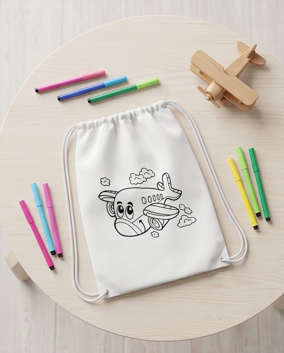 Mochila para colorir