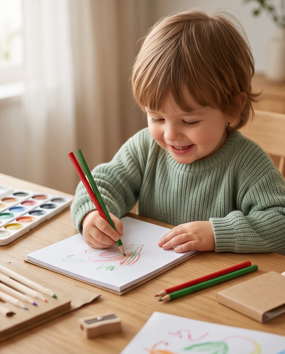 Conjunto de desenho infantil